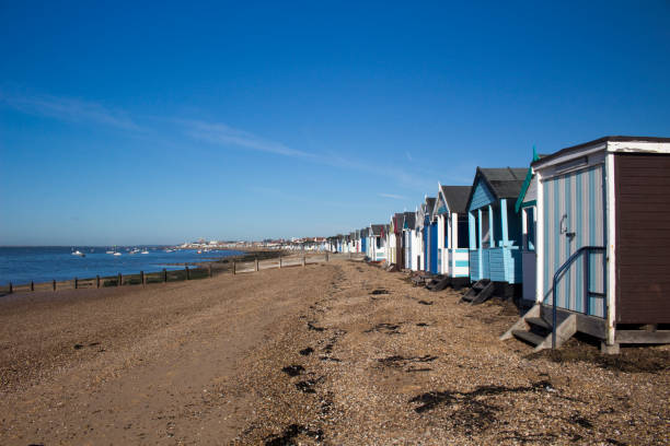 istock Thorpe Bay Beach, Essex, England 970530738