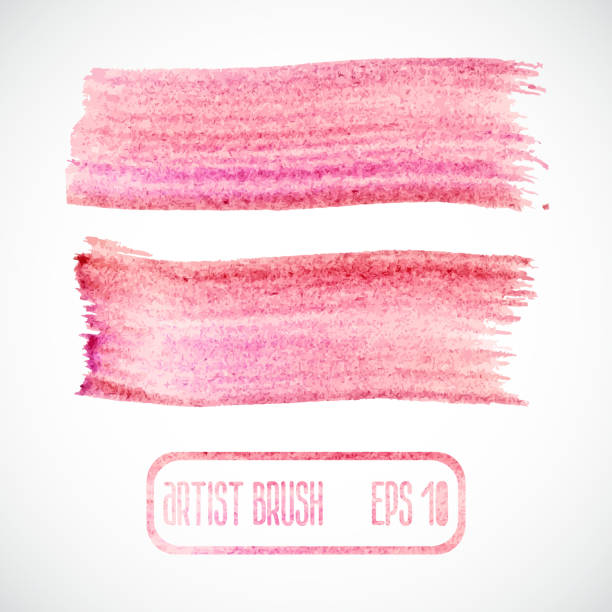 istock Abstract brush painted watercolor background design illustration. Perfect vector painted design for headline, logo and sale banner. 970539800