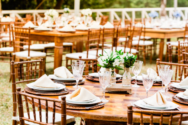 istock Provencal tables decorated for marriage 970547958
