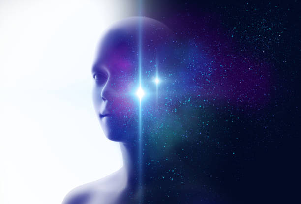 istock silhouette of virtual human and nebula cosmos  3d illustration 970562504
