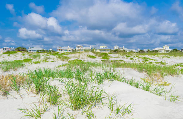 istock Vacation Beach Houses and Sand Dunes in St. Augustine, Florida 970589780