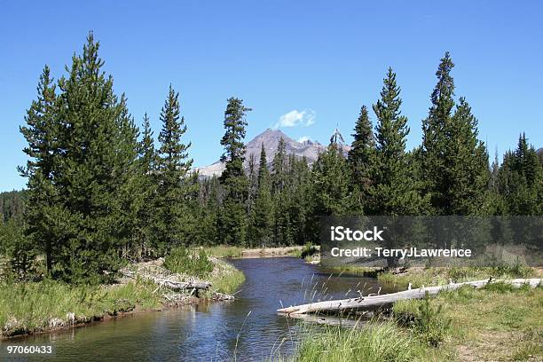 Broken Top Mountain And Soda Creek Oregon North West Usa Stock Photo - Download Image Now