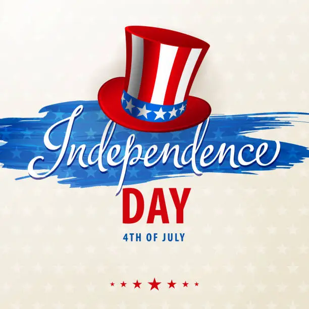 Vector illustration of Celebrating Independence Day