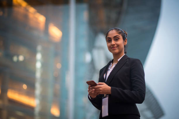 istock Indian businesswoman on the move 970679092