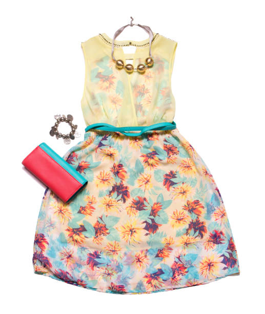 istock Summer collection of clothes for women. 970700134