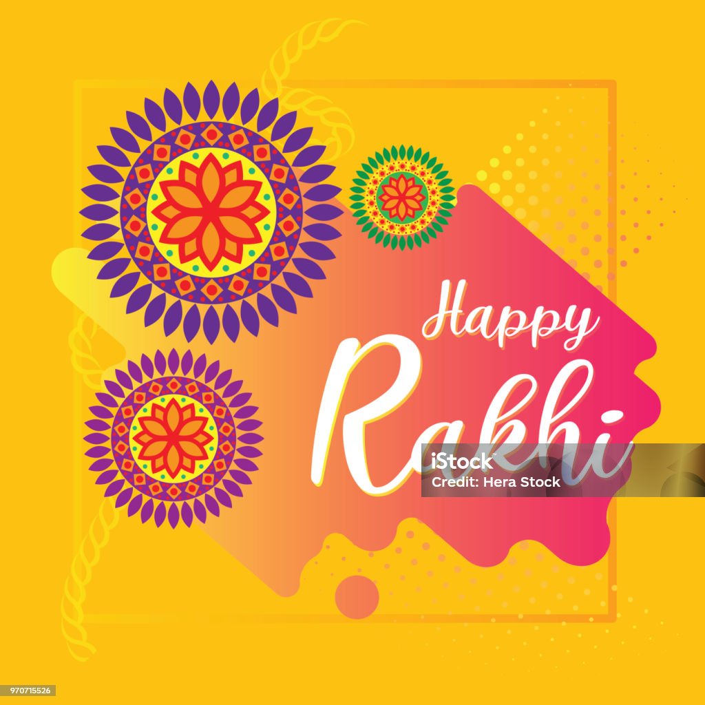 Happy Rakhi Stock Illustration - Download Image Now - 20-24 Years ...