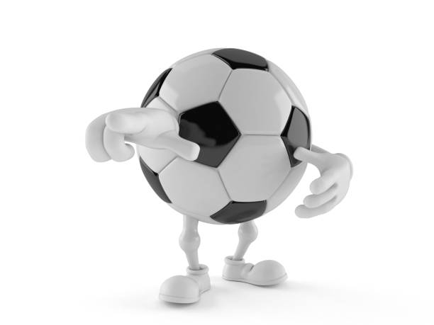 istock Soccer ball character pointing finger 970718790