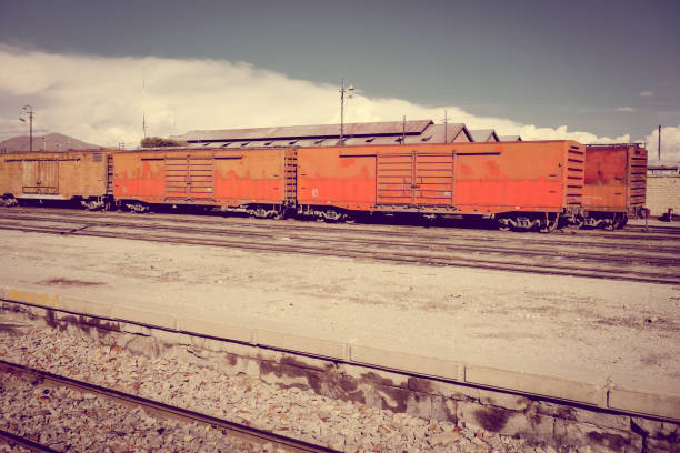 Train station in Uyuni, Bolivia, south america