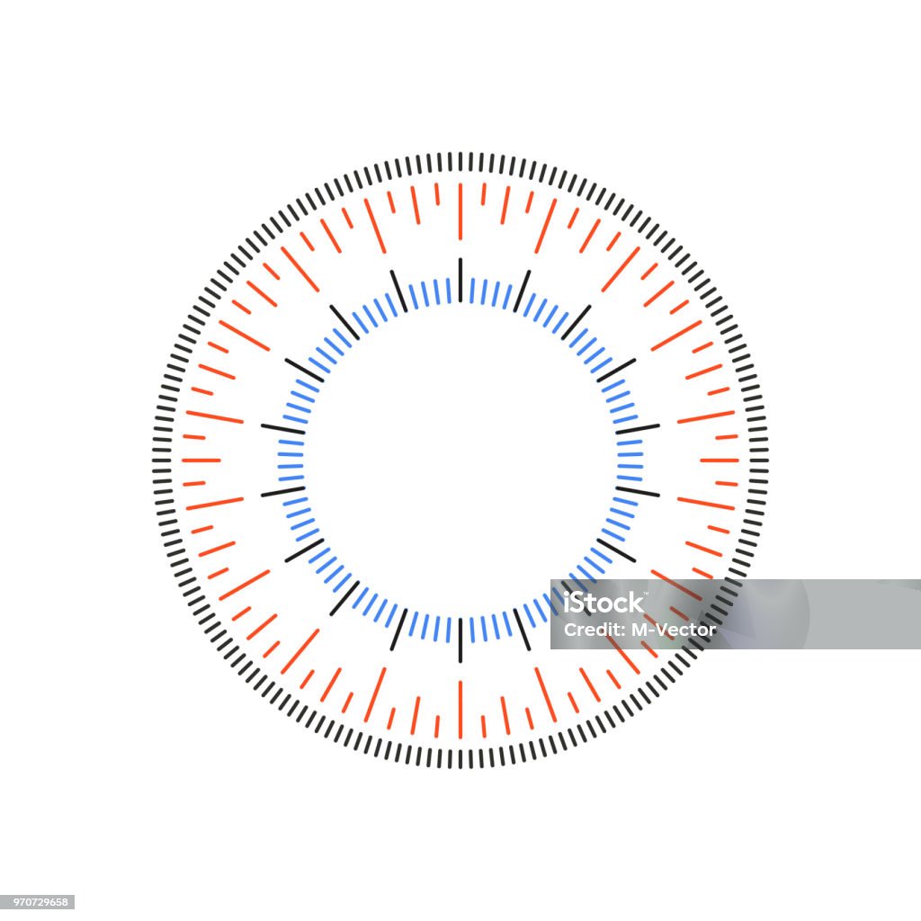 Vector ruler icon Markup for rulers, measuring scale, vector illustration, Ruler stock vector