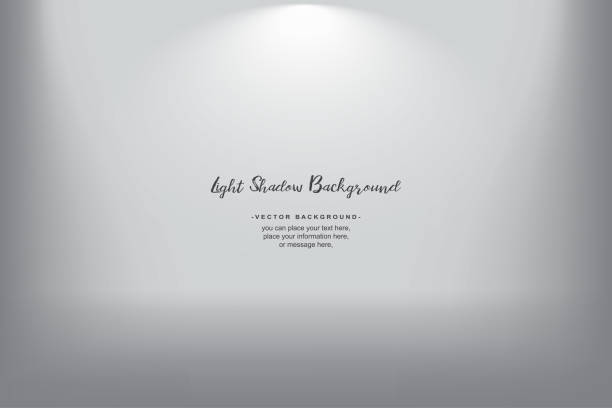 ilustrações de stock, clip art, desenhos animados e ícones de white gray gradient background spotlight vector gradient photobox lightbox backdrop - abstract architecture backdrop backgrounds