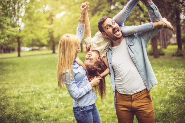 istock Family on meadow. 970740222