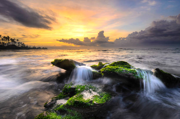 istock Sunrise at manyar beach 970748928