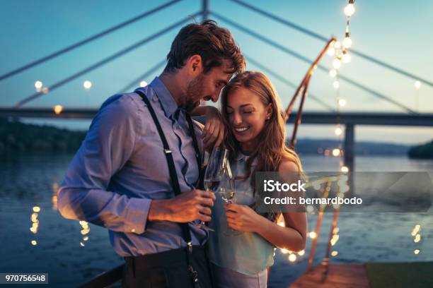 Im Totally Stuck On You Stock Photo - Download Image Now - Flirting, Dating, Couple - Relationship