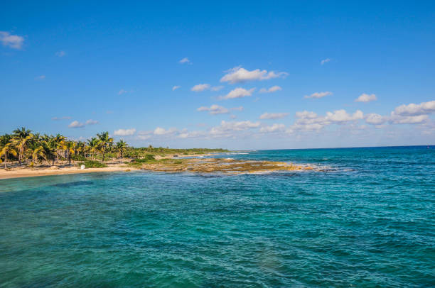 istock Crystal clear water on Costa Maya beach 970760918