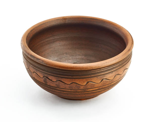 istock clay ethnic dishes on white background 970763104