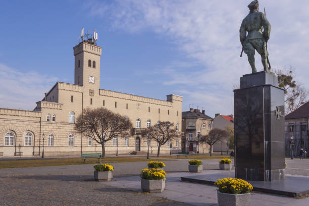 Poland, Radom, Town Hall, sunlit, autumn