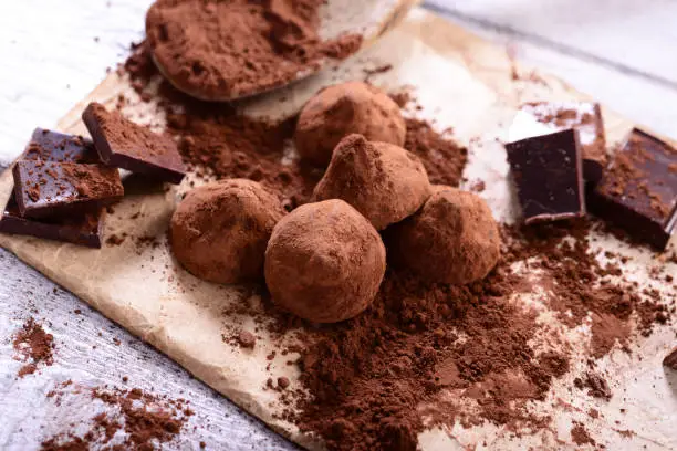 Chocolate candy  - belgian truffles