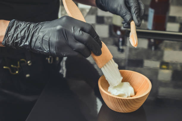 istock Preparing a hair mask for treatment procedure 970778180