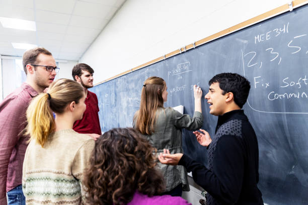 istock Group of Students having discussion at their classroom 970788302