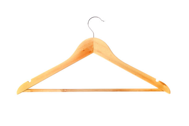 istock Clothes Hanger Wood On White Background. 970792744