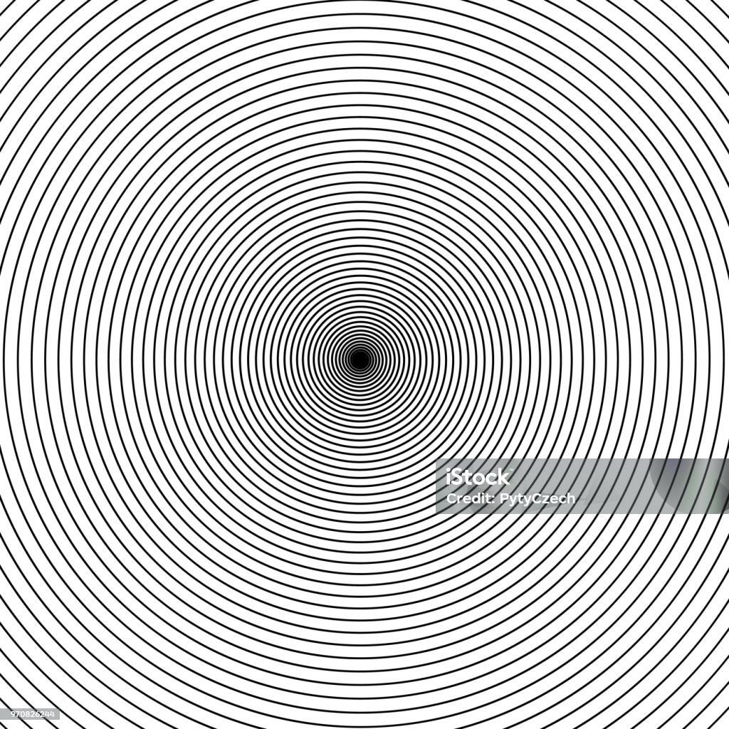 Grey concentric rings. Epicenter theme. Simple flat vector illustration Grey concentric rings. Epicenter theme. Simple flat vector illustration. Concentric stock vector