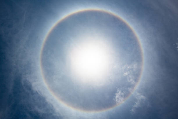 istock Raimbow around the sun, sun halo natural phenomenon 970832520