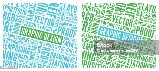 Customised Word Background Graphic Design Word Background Stock Illustration - Download Image Now ...