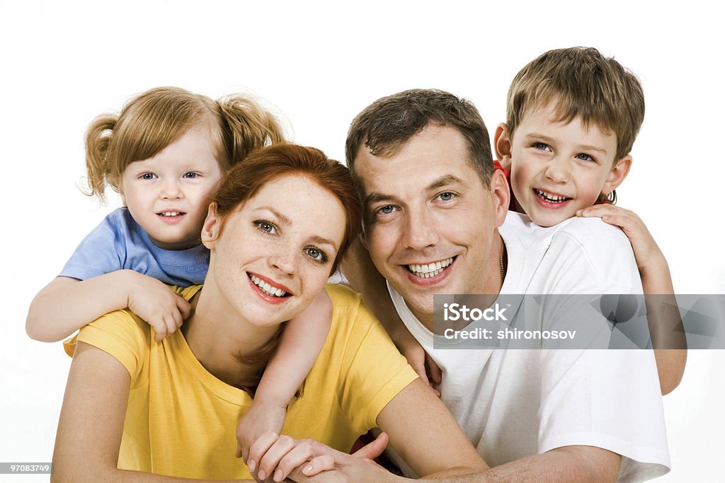 Glückliche Familie - Lizenzfrei Aktivitäten und Sport Stock-Foto