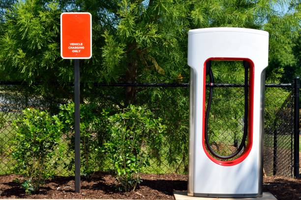 istock Electric Hybrid Car Charging Area 970840644
