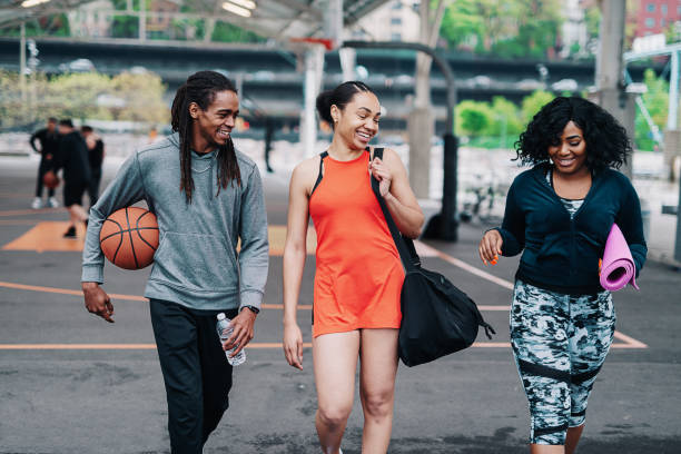 istock Friends doing some sports together 970846636