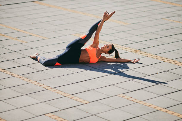 istock Woman doing fitness exercises 970857524