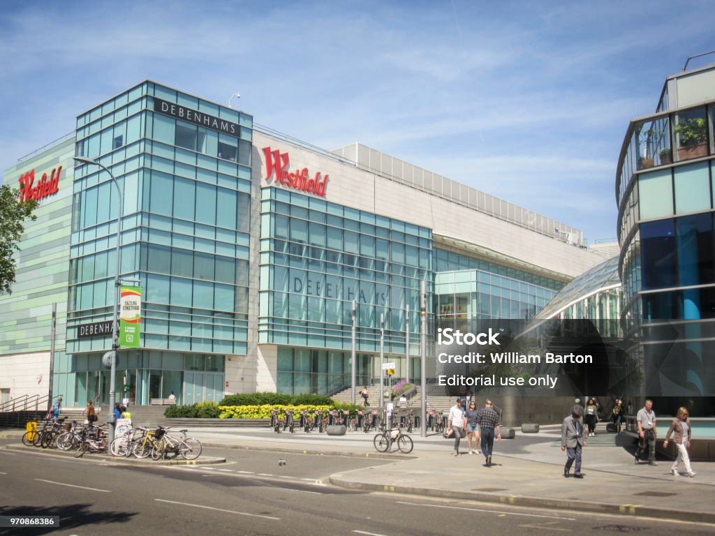 Westfield London Shopping Centre Stock Photo - Download Image Now