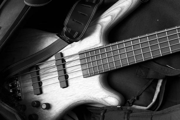 istock Bass guitar detail 970876518