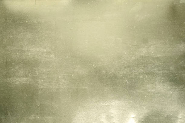 istock aluminium background or texture and gradients shadow.  silver background. 970876618