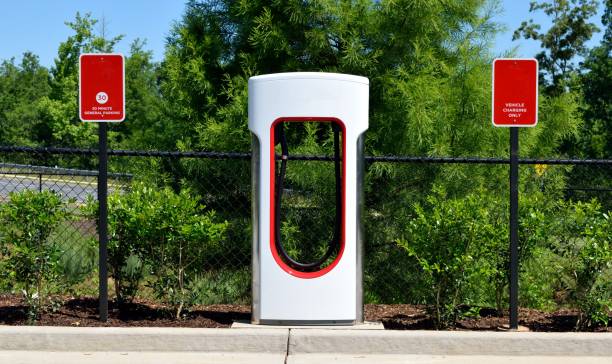 istock Electric Hybrid Car Charging Area 970892242