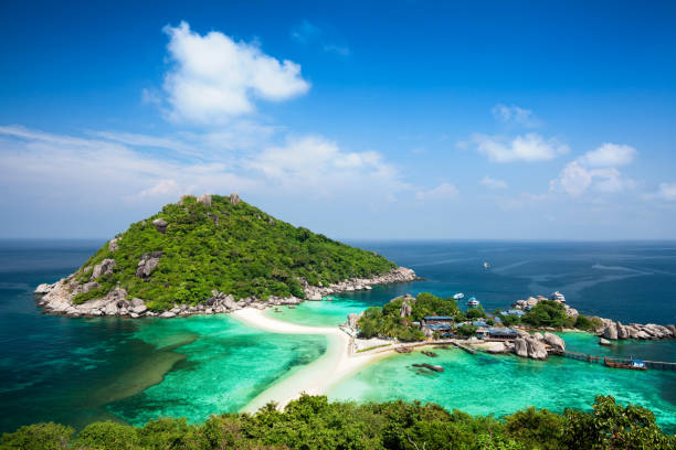 Koh Tao island in Thailand stock photo