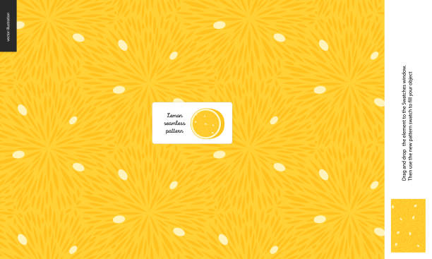 ilustraciones, imágenes clip art, dibujos animados e iconos de stock de patrones de comida, fruta, limón - lemon backgrounds fruit textured