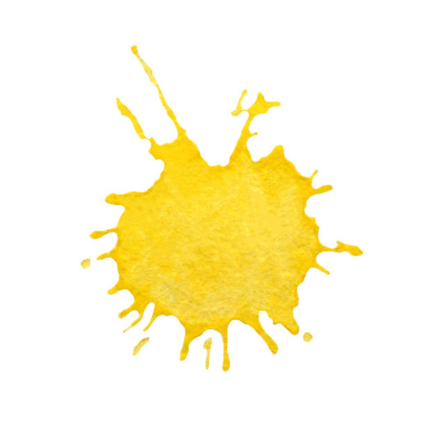 istock Abstract artistic yellow watercolor background 970917050