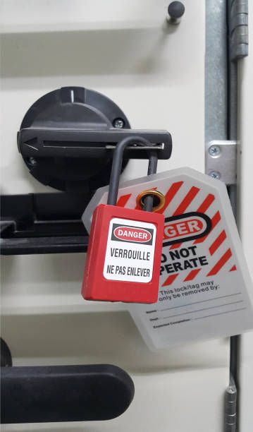 istock Lock out & Tag out , Lockout station - specific lockout devices and lockout point 970924216