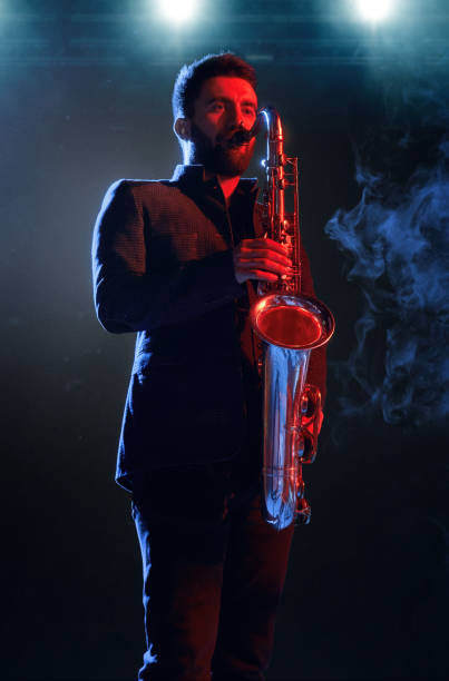 istock Jazz band performs at the club 970929104