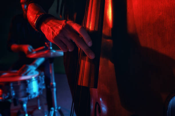 istock Jazz band performs at the club 970929324