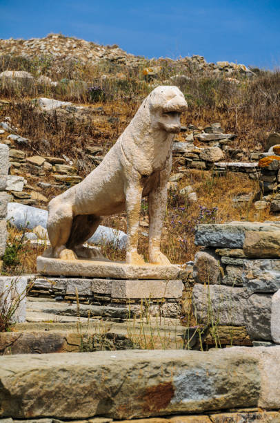 istock Stone Lion of Delos 970933100