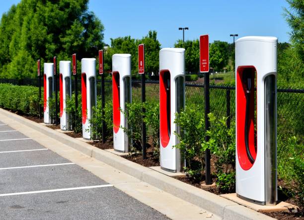 istock Electric hybrid car charging area 970934204