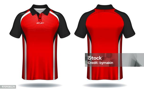 design red and black jersey
