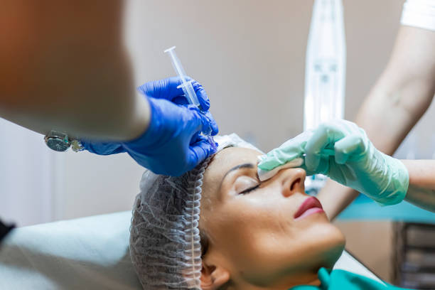 istock Woman getting beauty injections 970948028