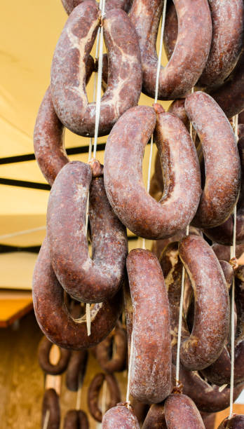 istock Traditional Turkish dried sausages in view 970948242