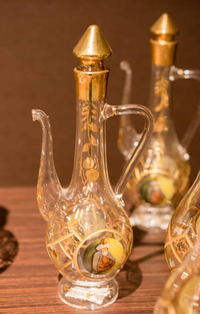 istock Very old style glass ewer water jar 970948412