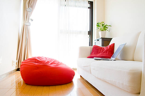 Comfortable Living-room  bean bag stock pictures, royalty-free photos & images