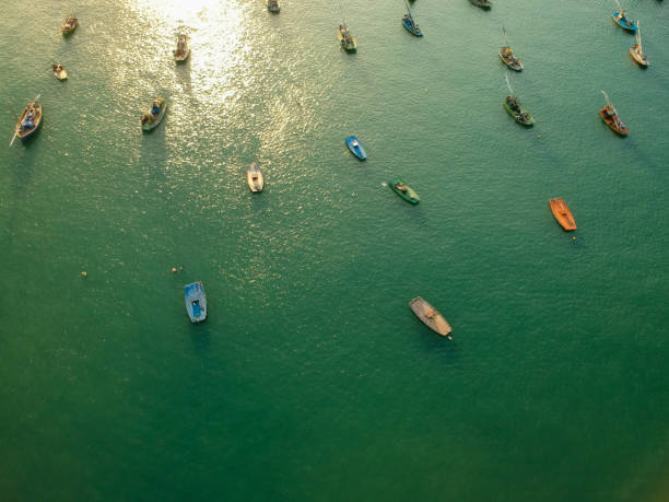 istock Fishing boats in the sea 970965526