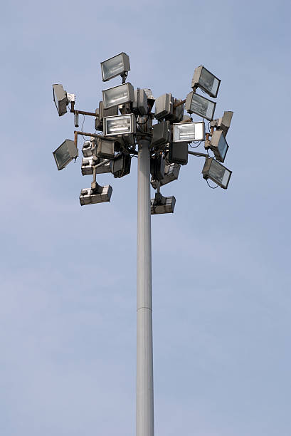 istock Big Brother, security pole at ferry port, lights and cameras 97097355